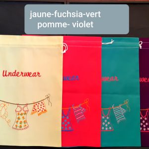 Sac Linge décor sur Fil Adulte Underwear