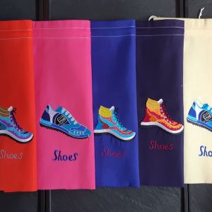 Sac en tissu décor Baskets