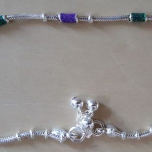 Anklet ( ou bracelet de chevilles) en argent pur