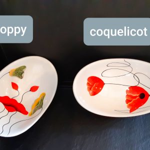 Coupelle coquelicot