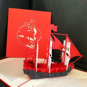 Carte pop up pirate