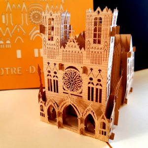 Carte pop up Cathédrale de Reims