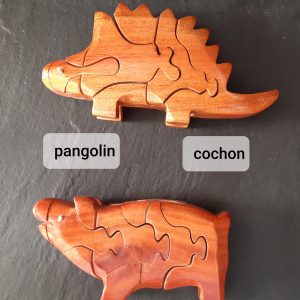 Puzzle 3D Animal en bois
