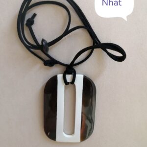 Pendentif Corne de Buffle laquée Nhât Hà