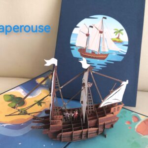 Carte pop up Lapérouse