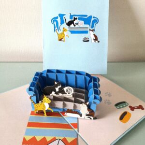 Carte pop up 3D Kittens