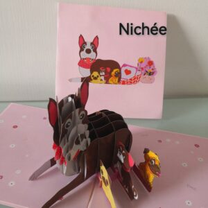 Carte pop up 3D Nichée