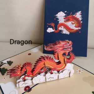 Carte pop up 3D Dragon