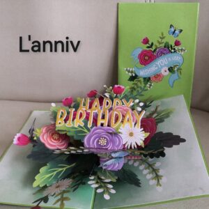 Carte pop up L'anniv
